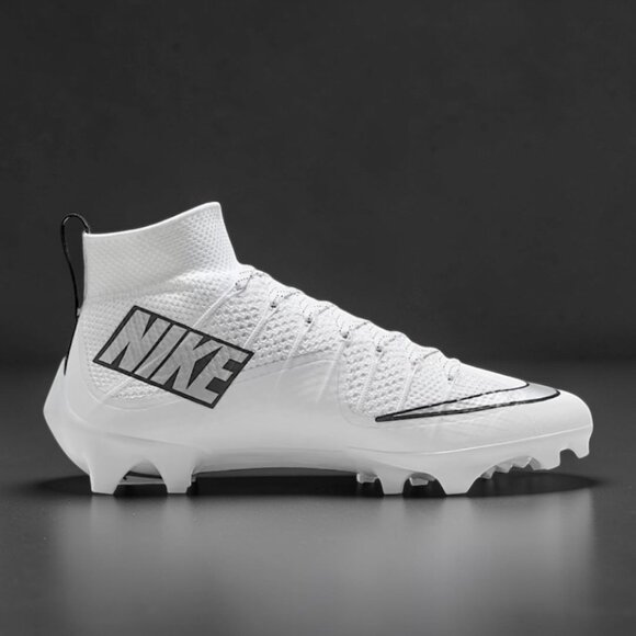 Nike Vapor Edge 360 UT White/Silver Mens Football Cleats Size 8.5 FQ0235 102 NEW main image 5